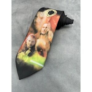 Star Wars Jedi Master Qui Gon Jinn Mens Tie Episode 1 Vintage 90s Ralph Marlin
